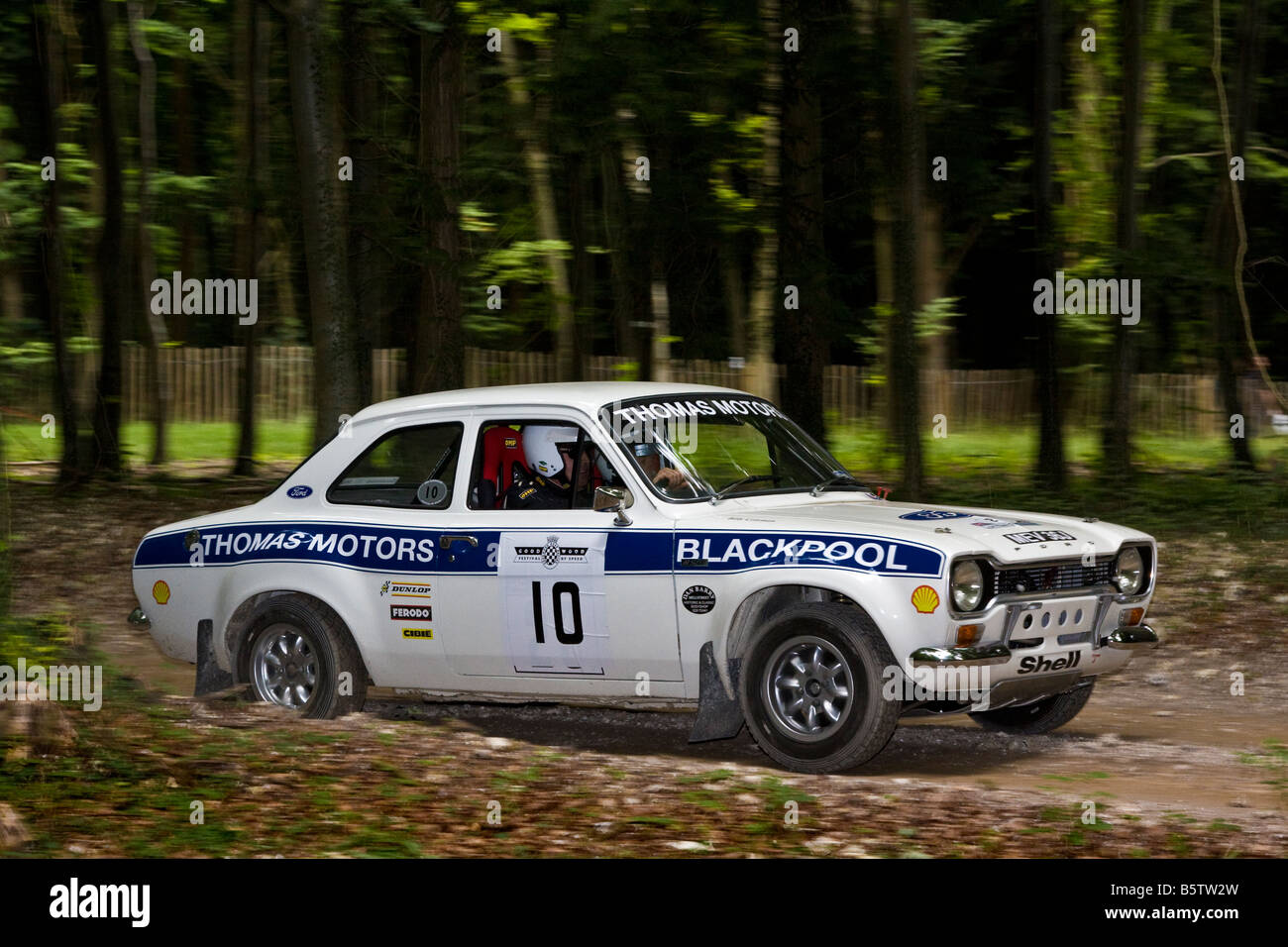 1971 Ford Escort Mk1 RS1600, l'Mikkola, Palm, East African Safari Rally winner, à Goodwood Festival of Speed, Sussex, UK Banque D'Images