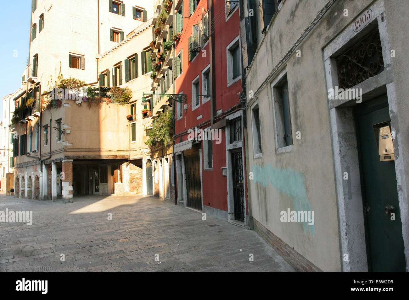 Campo del Ghetto novo Sestiere Cannaregio Venise Vénétie Italie Banque D'Images