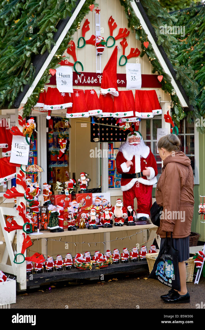 Blocage de Noël à Tivoli Banque D'Images