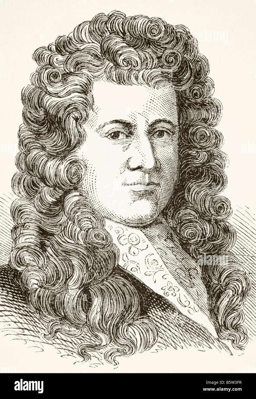 Samuel Pepys, 1633-1703. Anglais diariste et administrateur naval. Banque D'Images