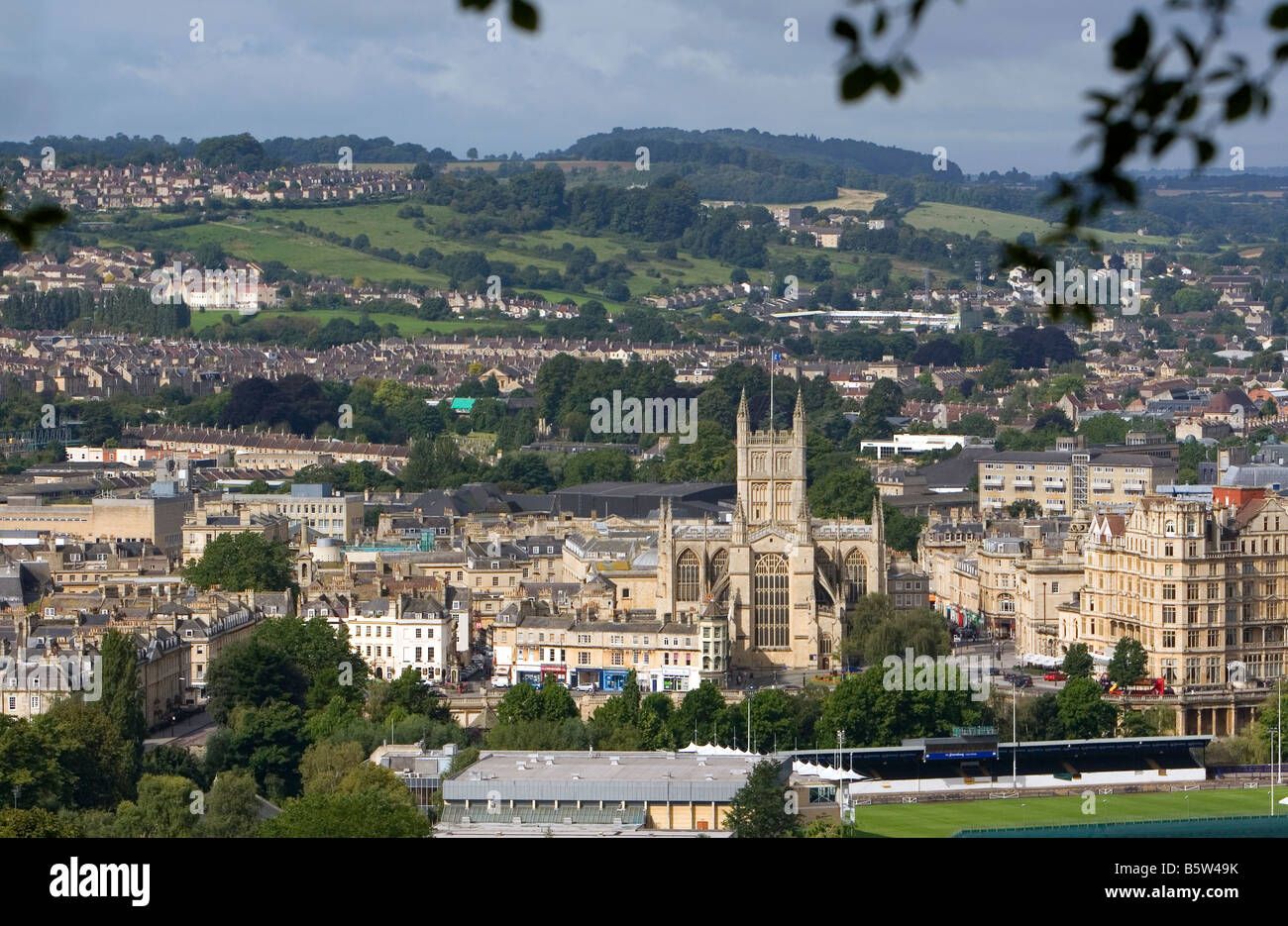 Un aperçu de la ville de Bath en Angleterre Somerset Banque D'Images
