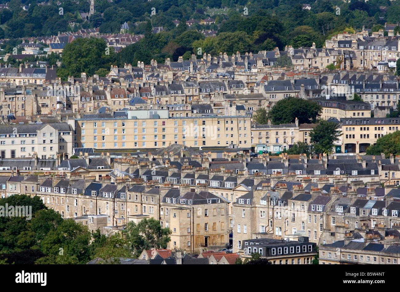 Un aperçu de la ville de Bath en Angleterre Somerset Banque D'Images