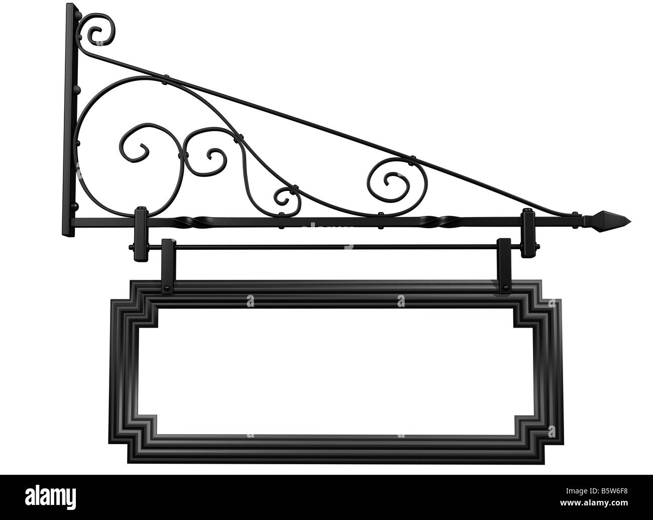 Illustration d'une vierge isolée shop sign Banque D'Images