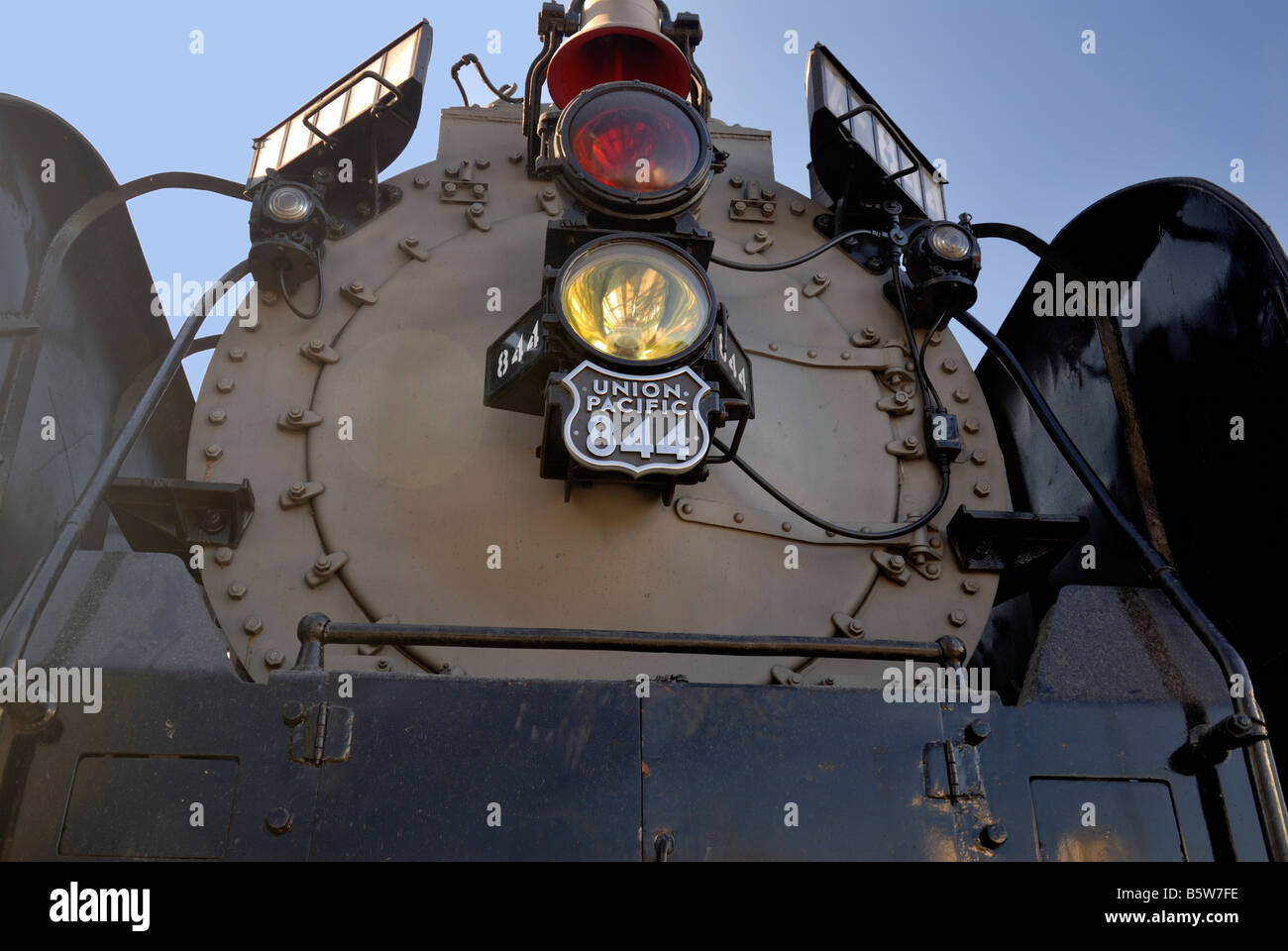 Un millésime 1944 Union Pacific machine à vapeur. New York, USA. Banque D'Images