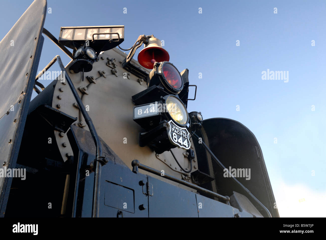 Un millésime 1944 moteur à vapeur Pacific Union libre. New York, USA. Banque D'Images