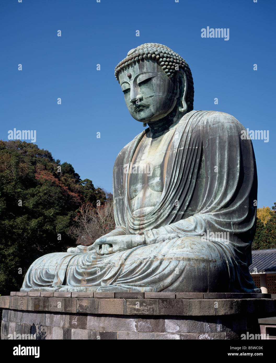 Grand Bouddha Daibutsu Kamakura au Japon Banque D'Images
