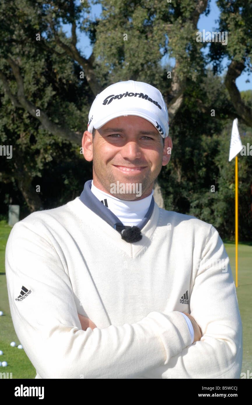 Sergio Garcia, golfeur espagnol, en Espagne Banque D'Images