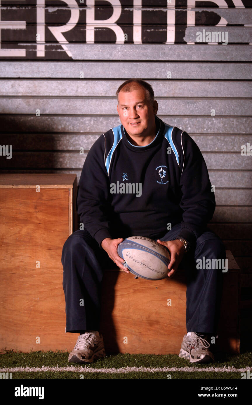 MIKE RUDDOCK DIRECTEUR DE RUGBY À Worcester Warriors RUGBY UNION CLUB UK 2007 Banque D'Images