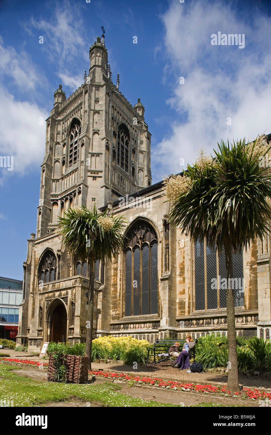 Norwich Église de St Peter Mancroft style gothique perpendiculaire Norfolk UK Banque D'Images