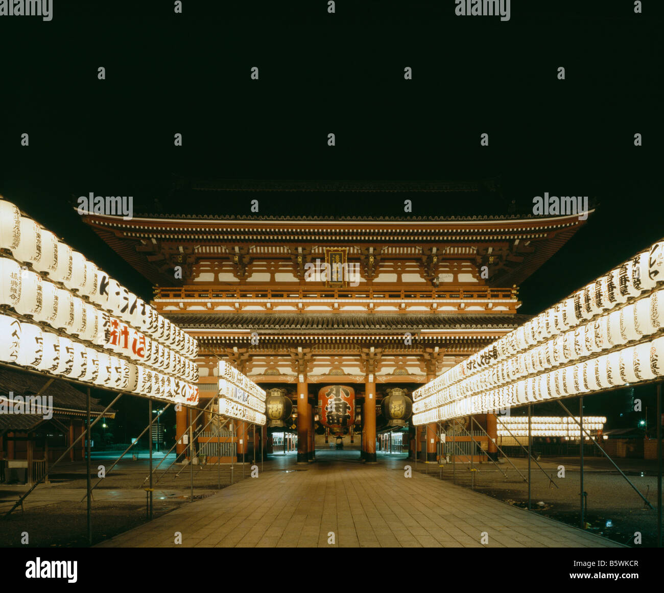 Tokyo Asakusa Temple Senso-Ji Banque D'Images