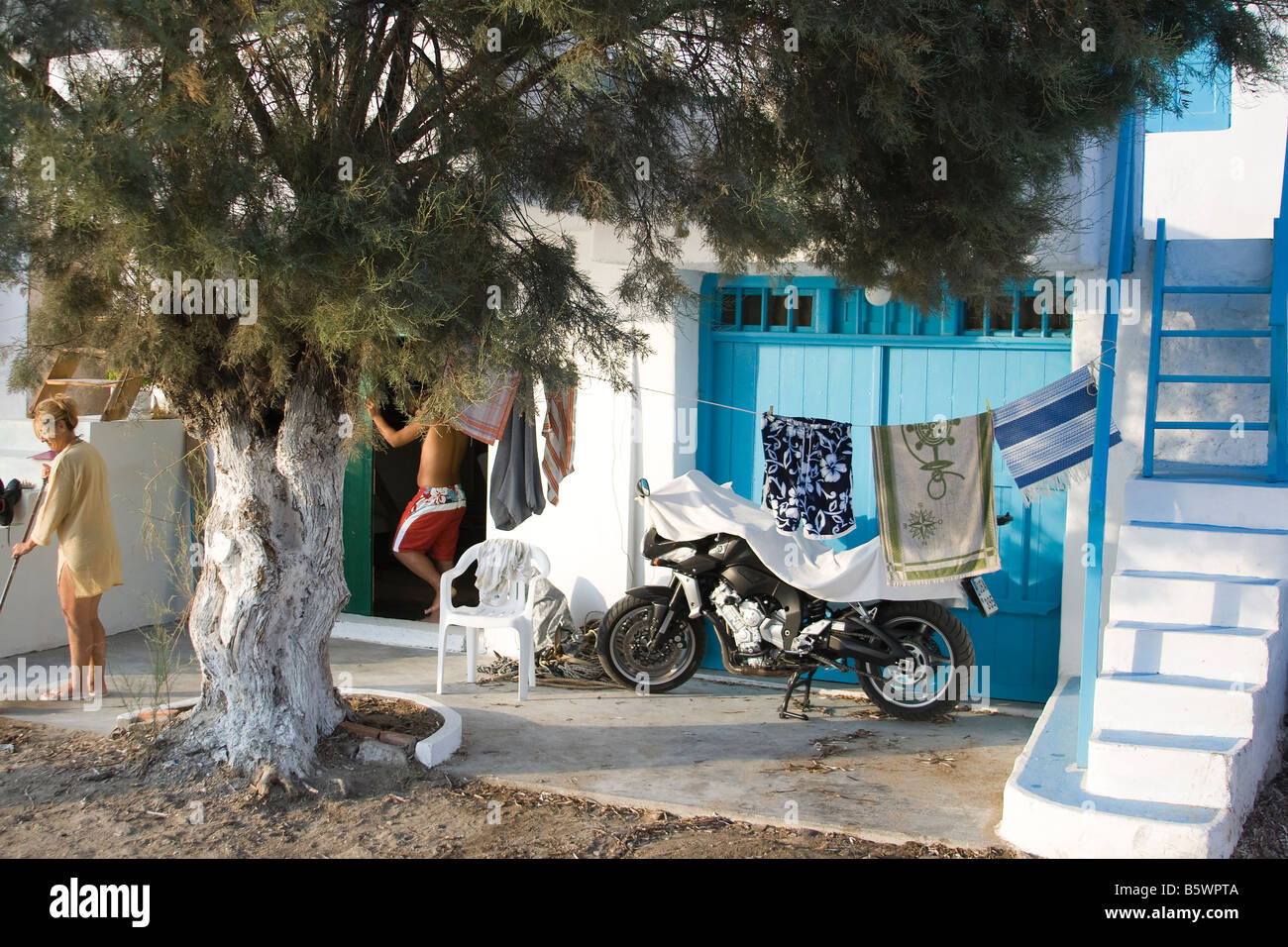 Klima île de Milos cyclades - Grèce Banque D'Images