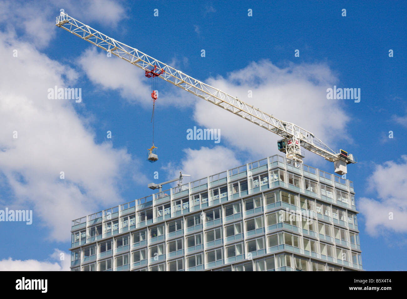 Gratte-ciel en construction à Liverpool Angleterre UK Banque D'Images
