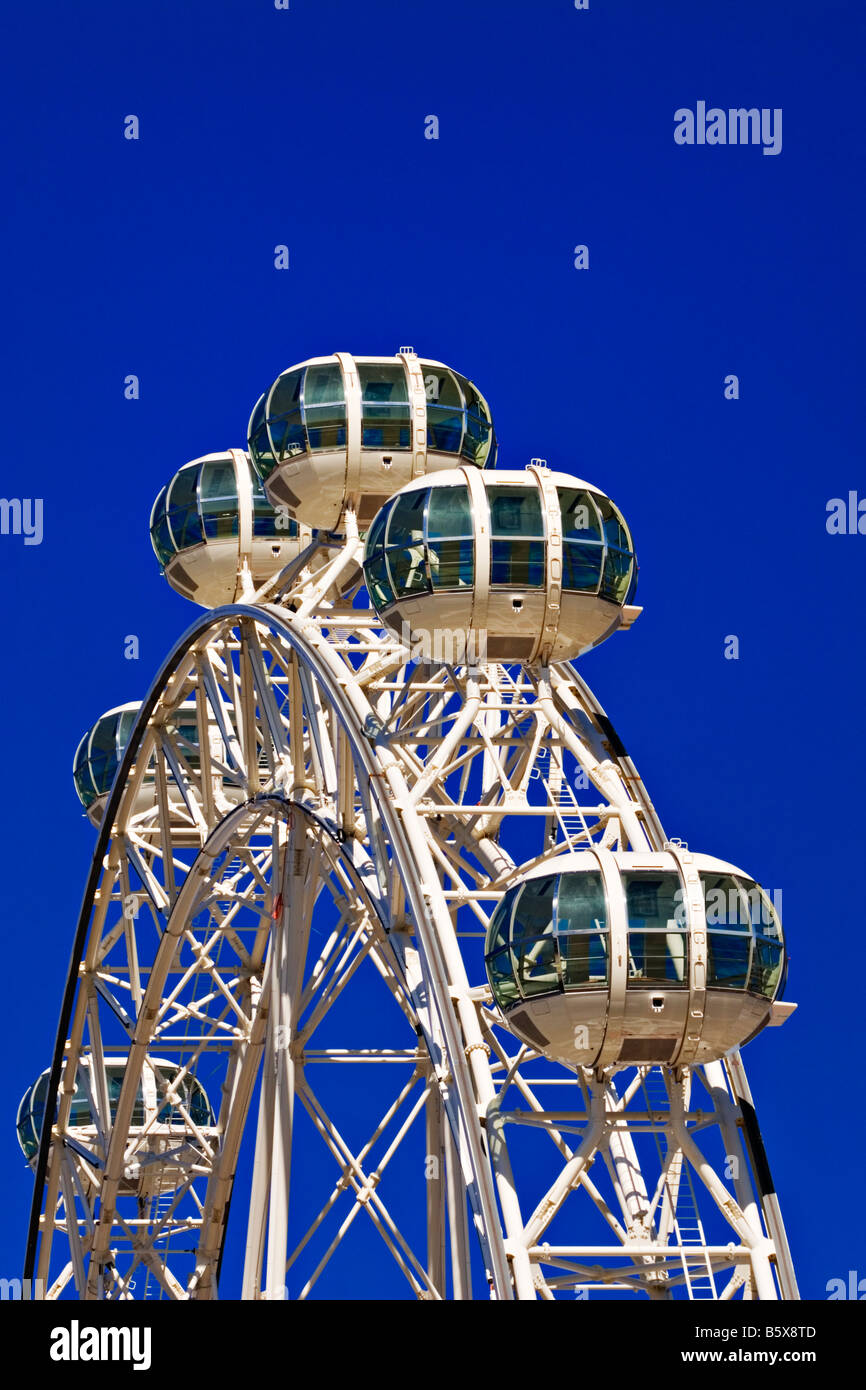 Attractions de Melbourne / la roue d'observation Southern Star. Victoria de Melbourne en Australie. Banque D'Images