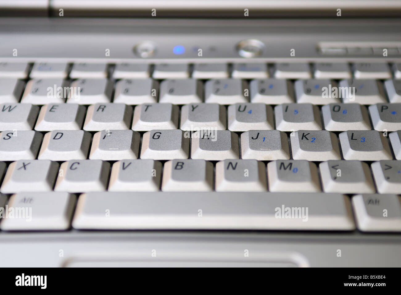 Clavier d'ordinateur portable ordinateur typique Banque D'Images