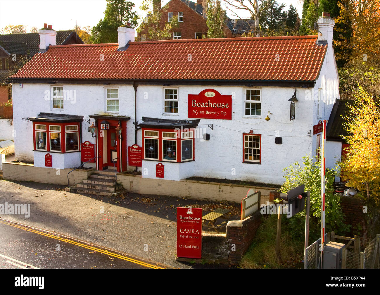 Wylam Boathouse Public House Banque D'Images