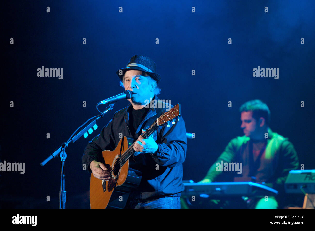 Paul Simon en concert à Cornbury festival Banque D'Images