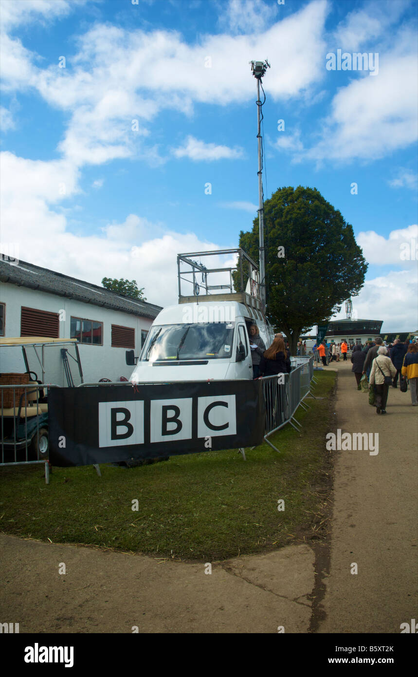 BBC véhicule à grand spectacle 2008 Yorkshire Harrogate Yorkshire Angleterre Banque D'Images