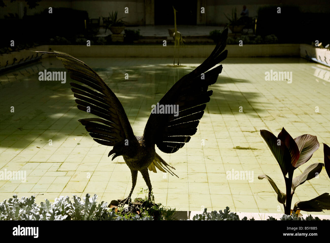 Metal Sculpture d'aigle. Musée National Archéologique, Damas, Syrie Photo  Stock - Alamy