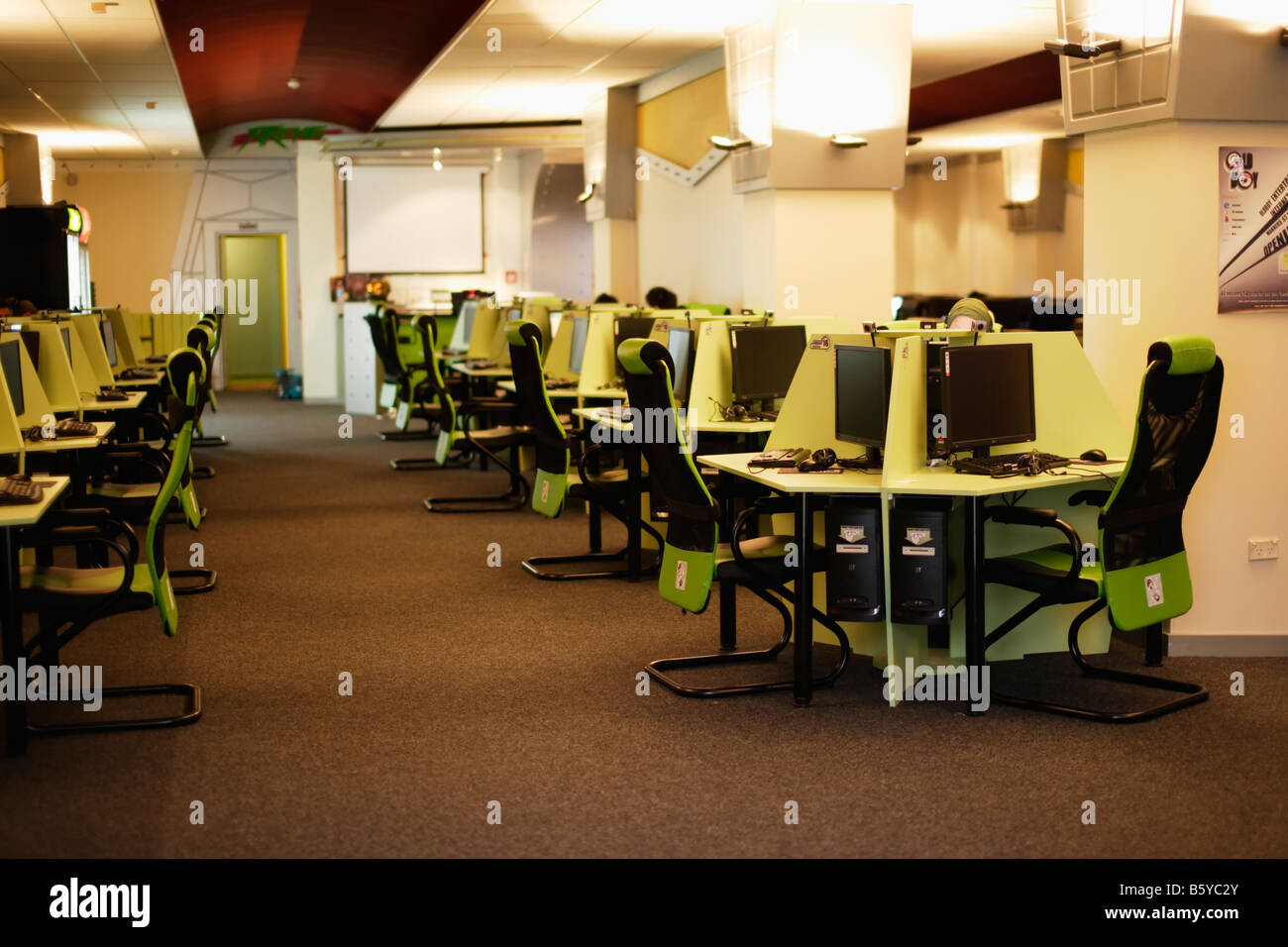 Internet Cafe Cuba Mall Wellington New Zealand Banque D'Images