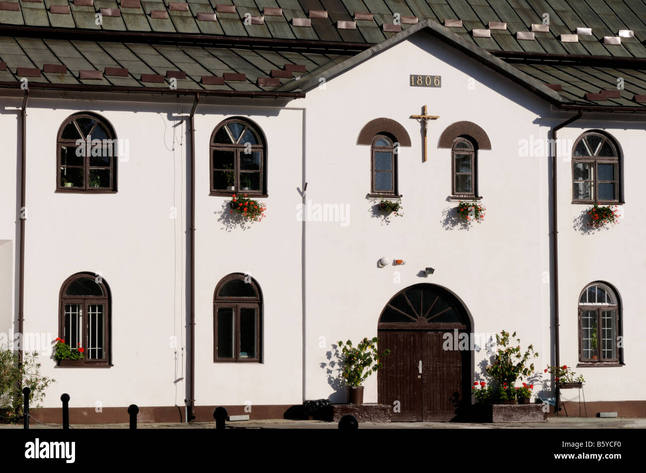 Zwierzyniec Brewery building, Zwierzyniec, Région Roztocze, voïvodie de Lublin, Pologne Banque D'Images