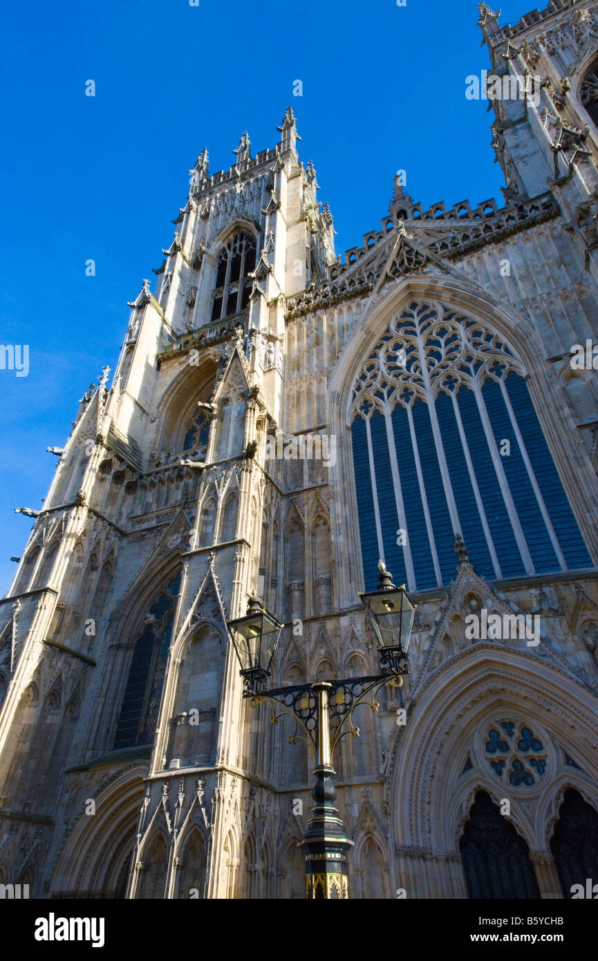 La cathédrale de York Yorkshire Angleterre UK pour un usage éditorial uniquement Banque D'Images