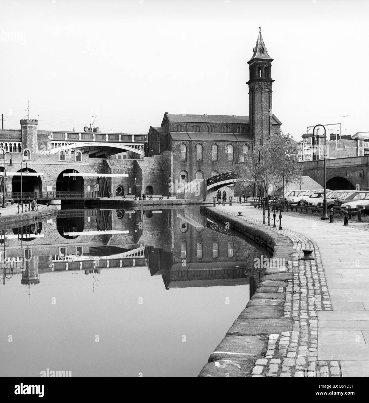 UK Angleterre Manchester Castlefield basin Canal de Bridgewater Banque D'Images