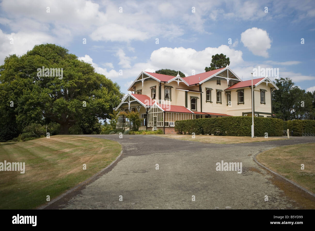 Caccia chambre grand traditionnel accueil à Palmerston North Nouvelle Zélande maintenant disponibles à la location en fonction du lieu Banque D'Images