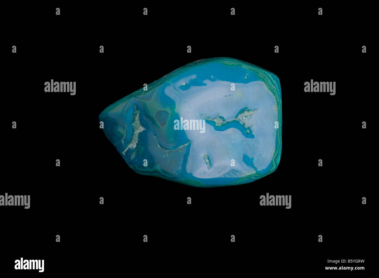 Chrysocolle spécimen minéral Banque D'Images