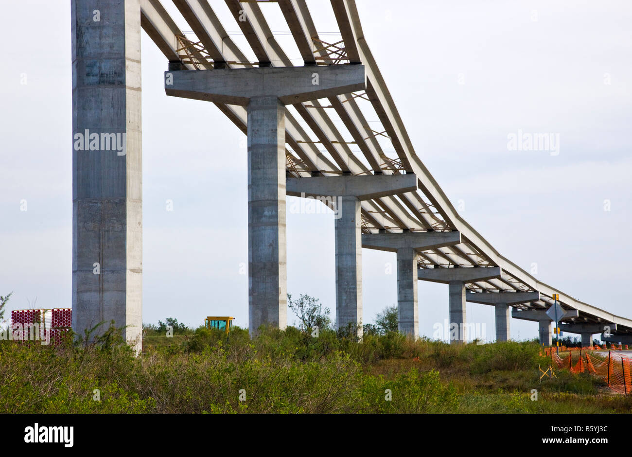 Passage supérieur de pont/skeleton menant vers le haut.. Banque D'Images
