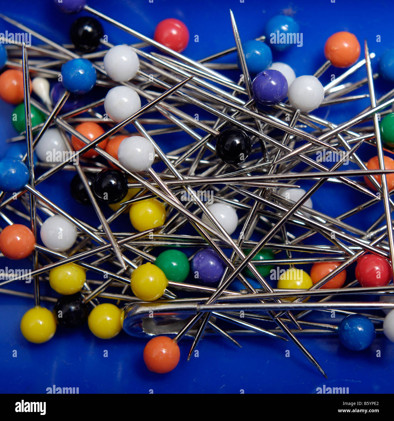 Les axes colorés dans une pile Banque D'Images