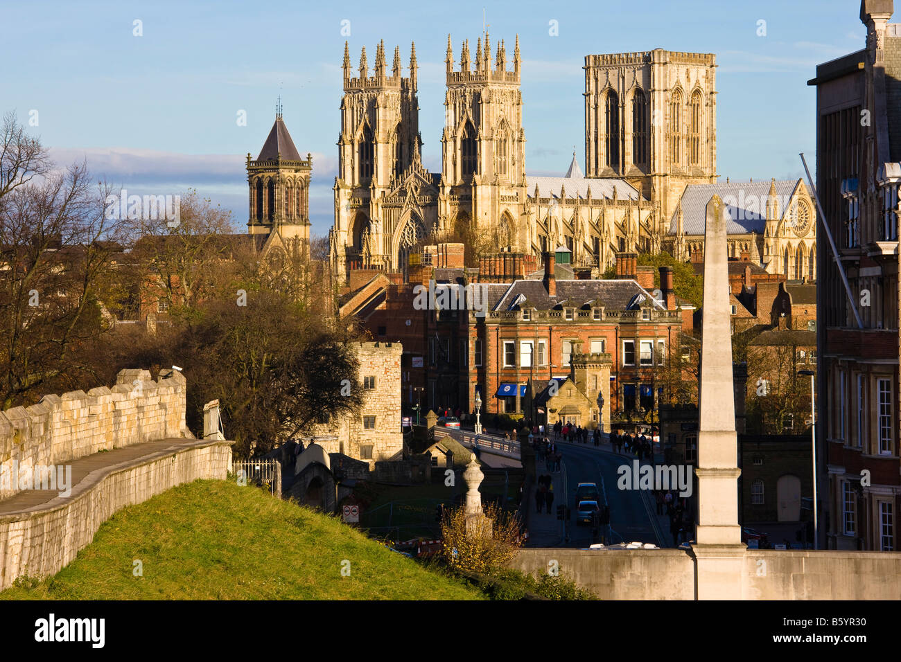 La cathédrale de York Yorkshire Angleterre Banque D'Images