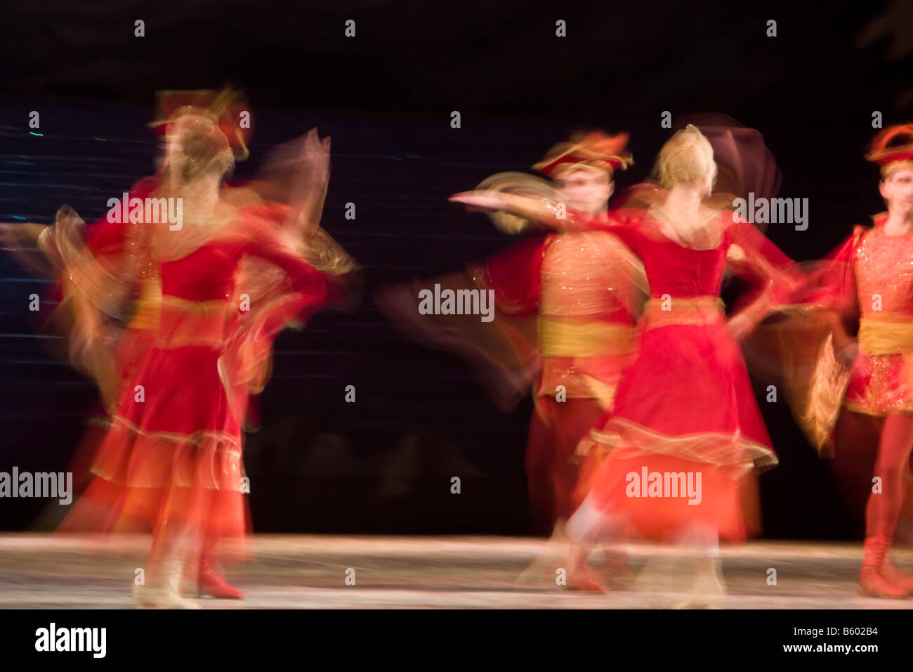 Scène de ballet classique 'lac' wan Banque D'Images