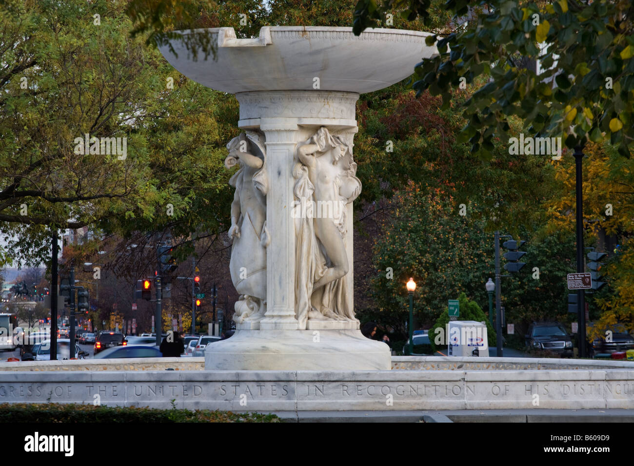 Fontaine à Dupont Circle, Washington D.C. Banque D'Images Fontaine à Dupont Circle, Washington D.C. Banque D'Images