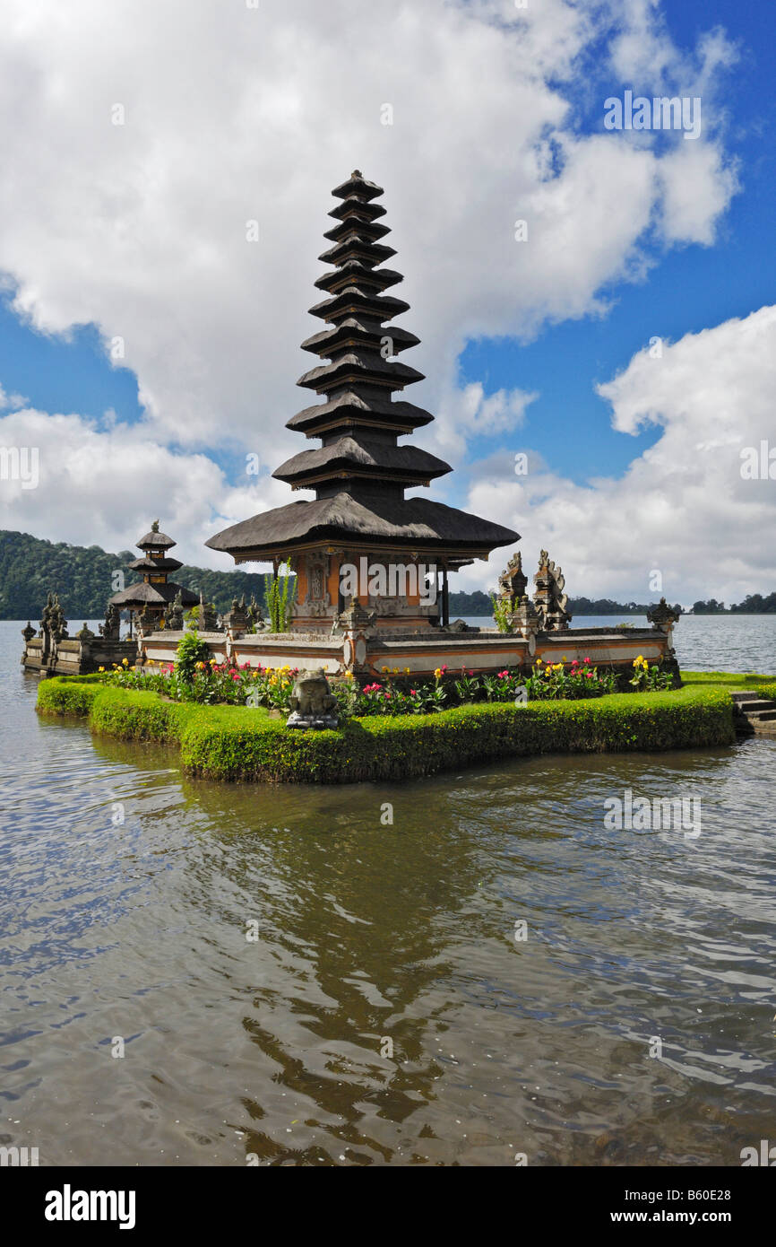 Le Temple Pura Ulun Danu Bratan Lake, Bali, Indonésie Banque D'Images