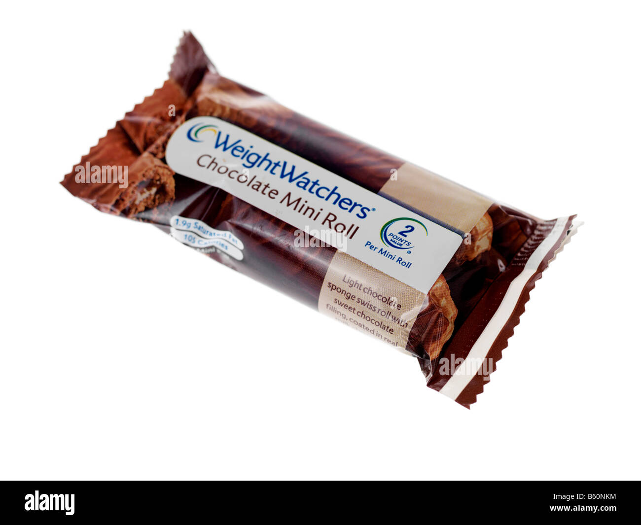 Rouleau de chocolat Banque D'Images