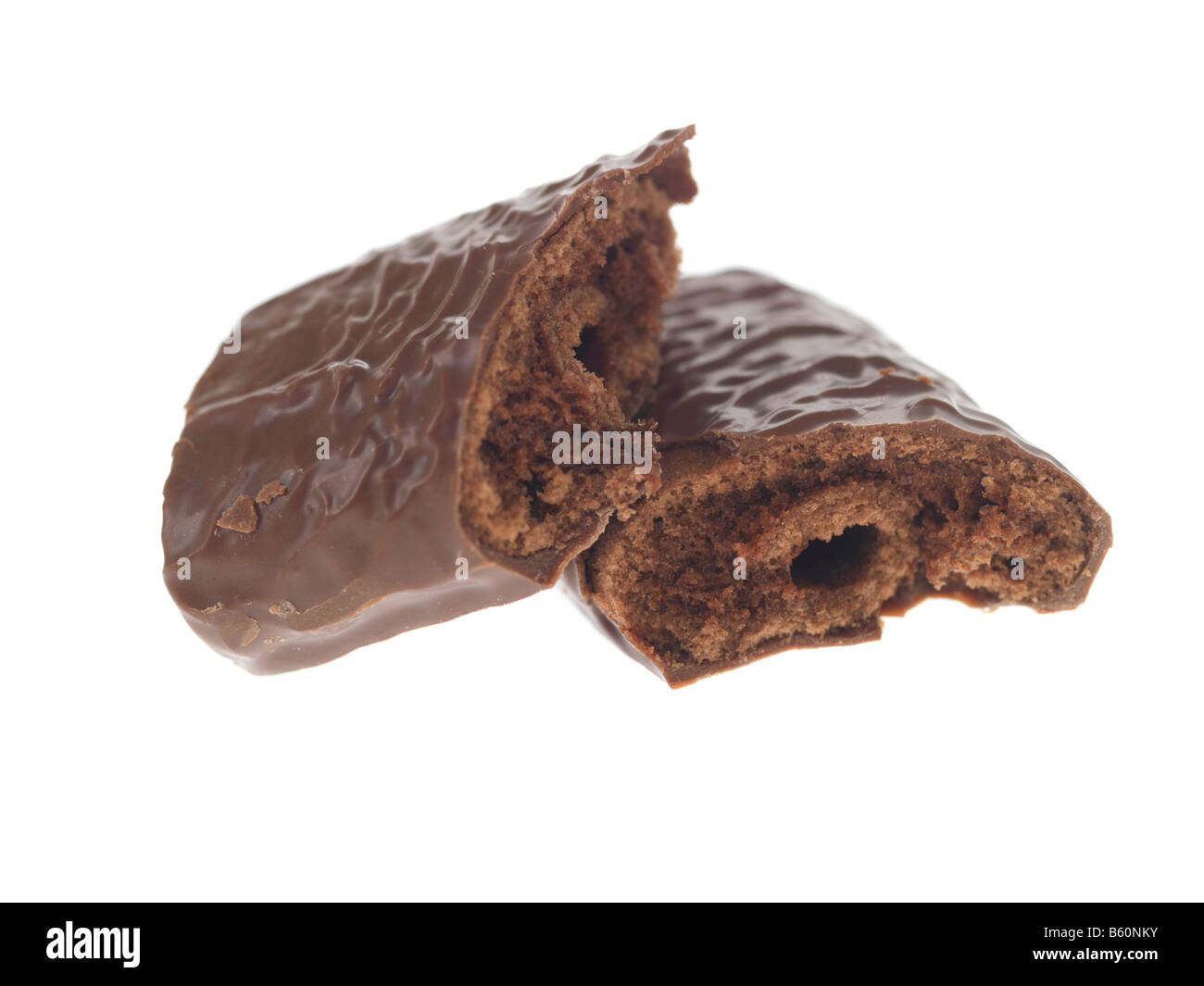 Rouleau de chocolat Banque D'Images