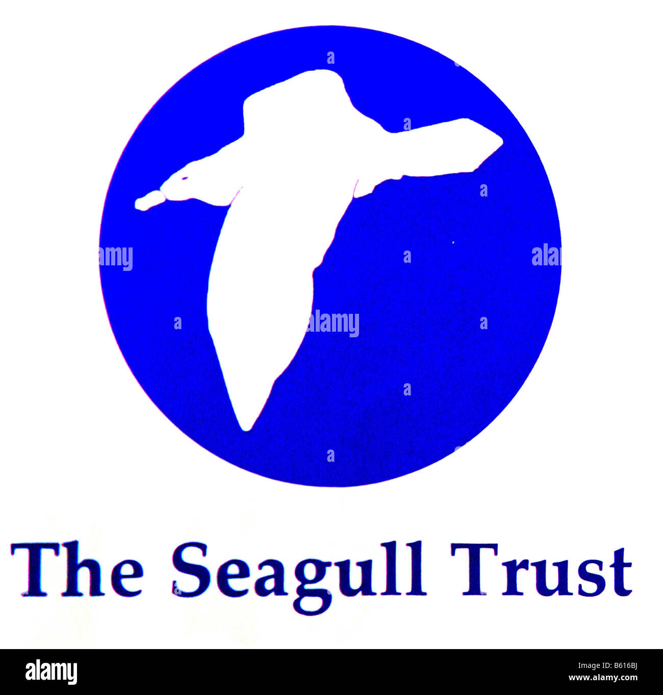 Le Seagull TRUST DRAPEAU. Fiducie SEAGULL BATEAUX DU CANAL s'exécuter sur le Forth and Clyde CANAL DE KIRKINTILLOCH, près de Glasgow, Écosse, Royaume-Uni. Banque D'Images