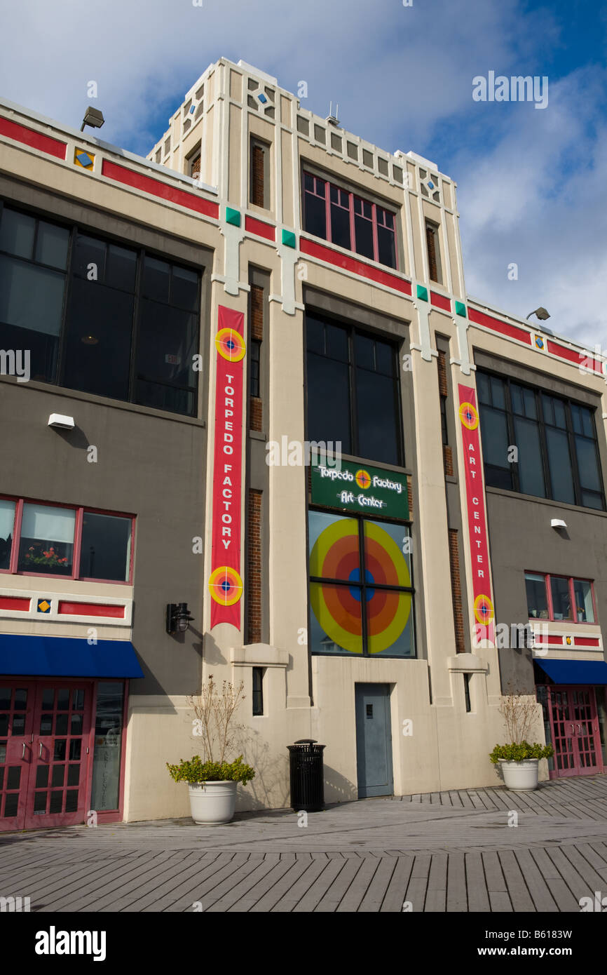 Torpedo Factory Art Center la vieille ville d'Alexandria en Virginie Banque D'Images