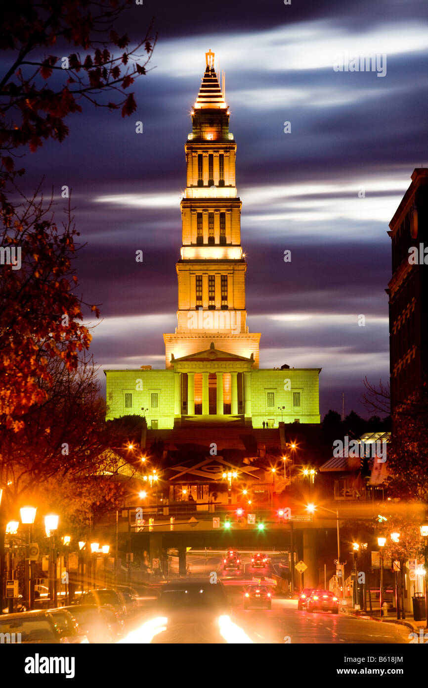 George Washington Masonic Memorial la vieille ville d'Alexandria en Virginie Banque D'Images