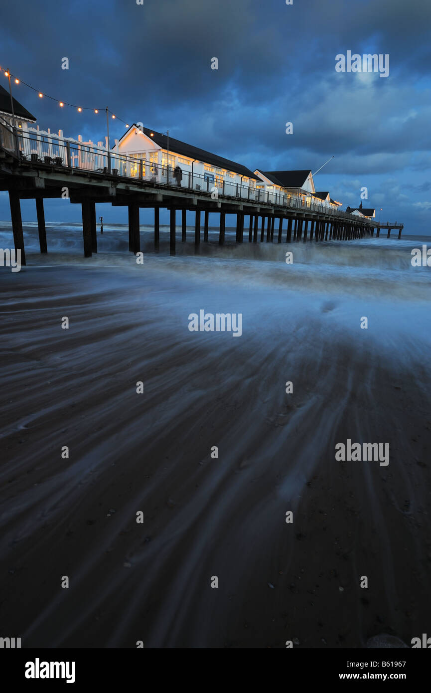 Suffolk Angleterre Southwold pier Banque D'Images