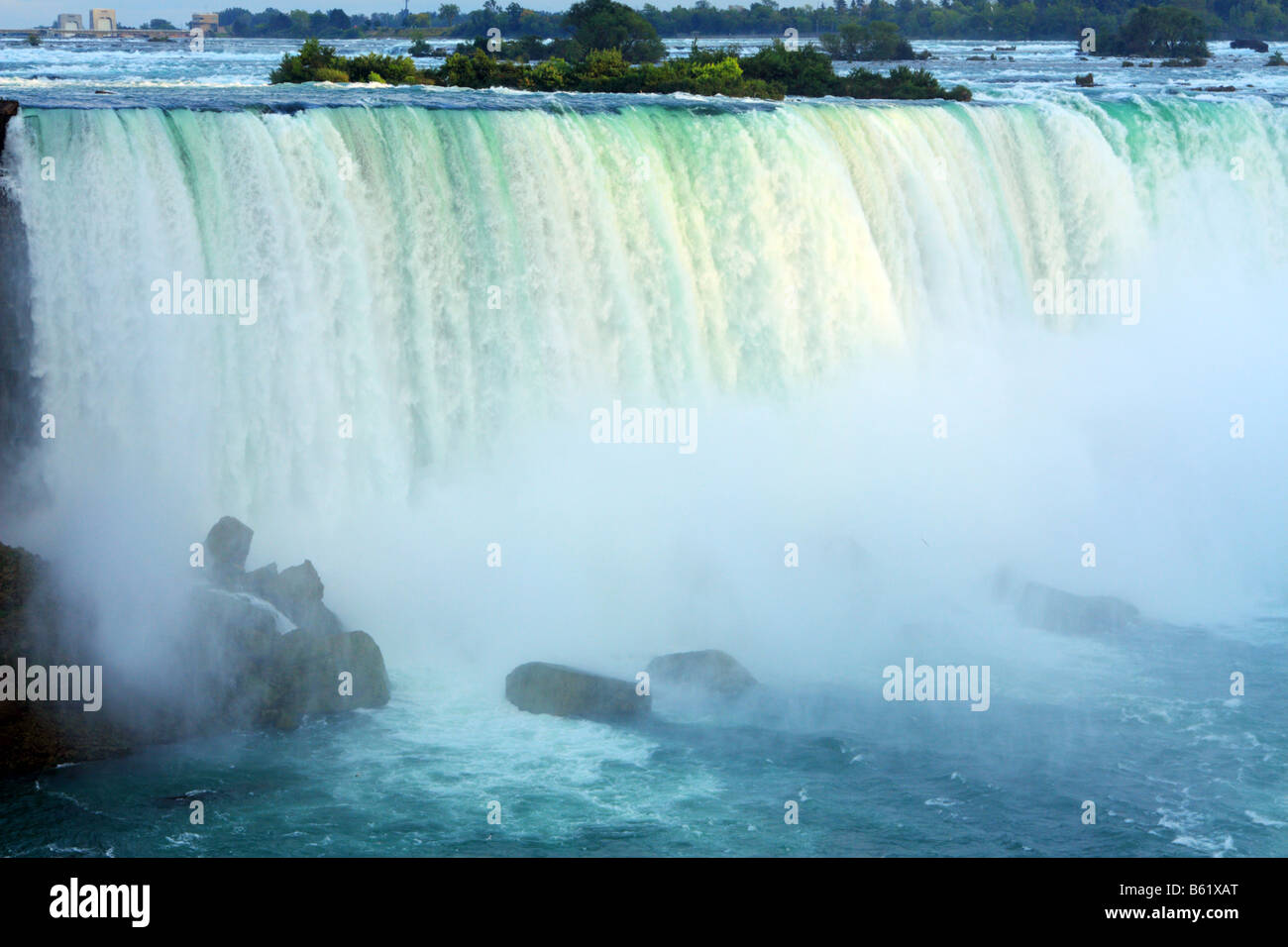 Horseshoe Falls de Niagara Falls au coucher du soleil Banque D'Images