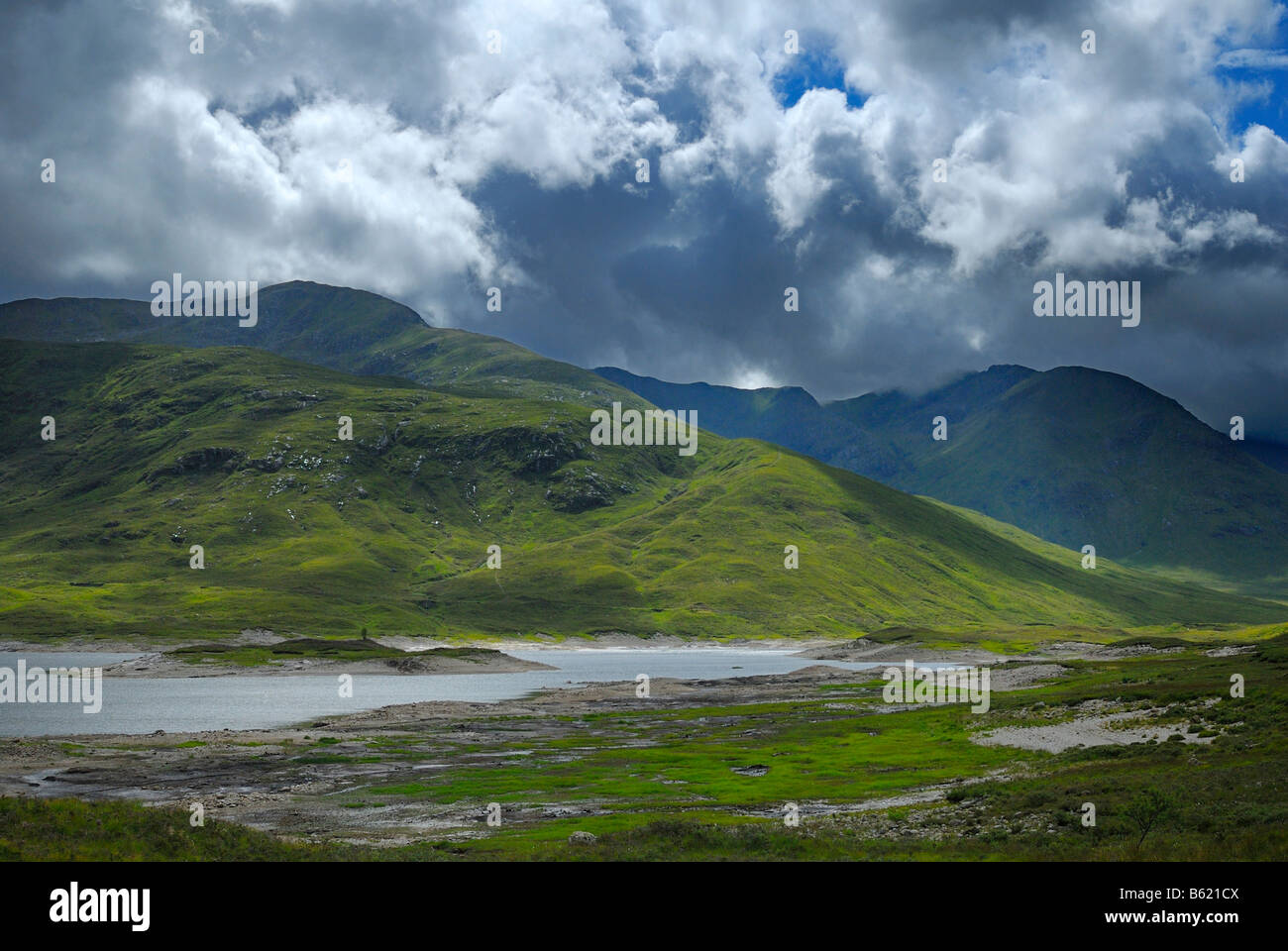 Moody light dans les Highlands, Ecosse, Grande-Bretagne, Europe Banque D'Images