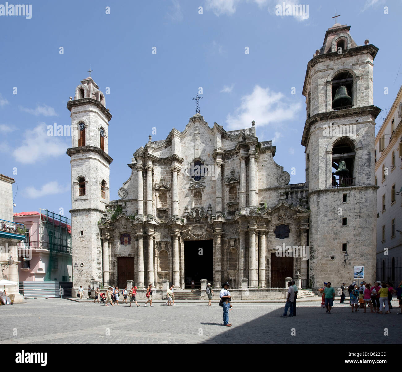 La Catedral, Cathédrale de Saint Christophe de La Havane, Cuba, Caraïbes Banque D'Images