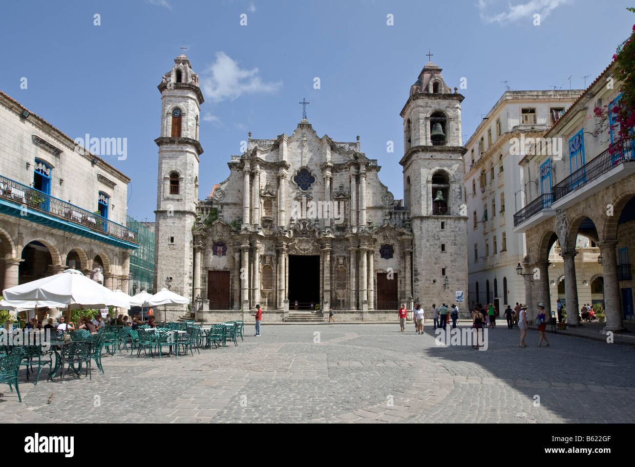 La Catedral, Cathédrale de Saint Christophe de La Havane, Cuba, Caraïbes Banque D'Images