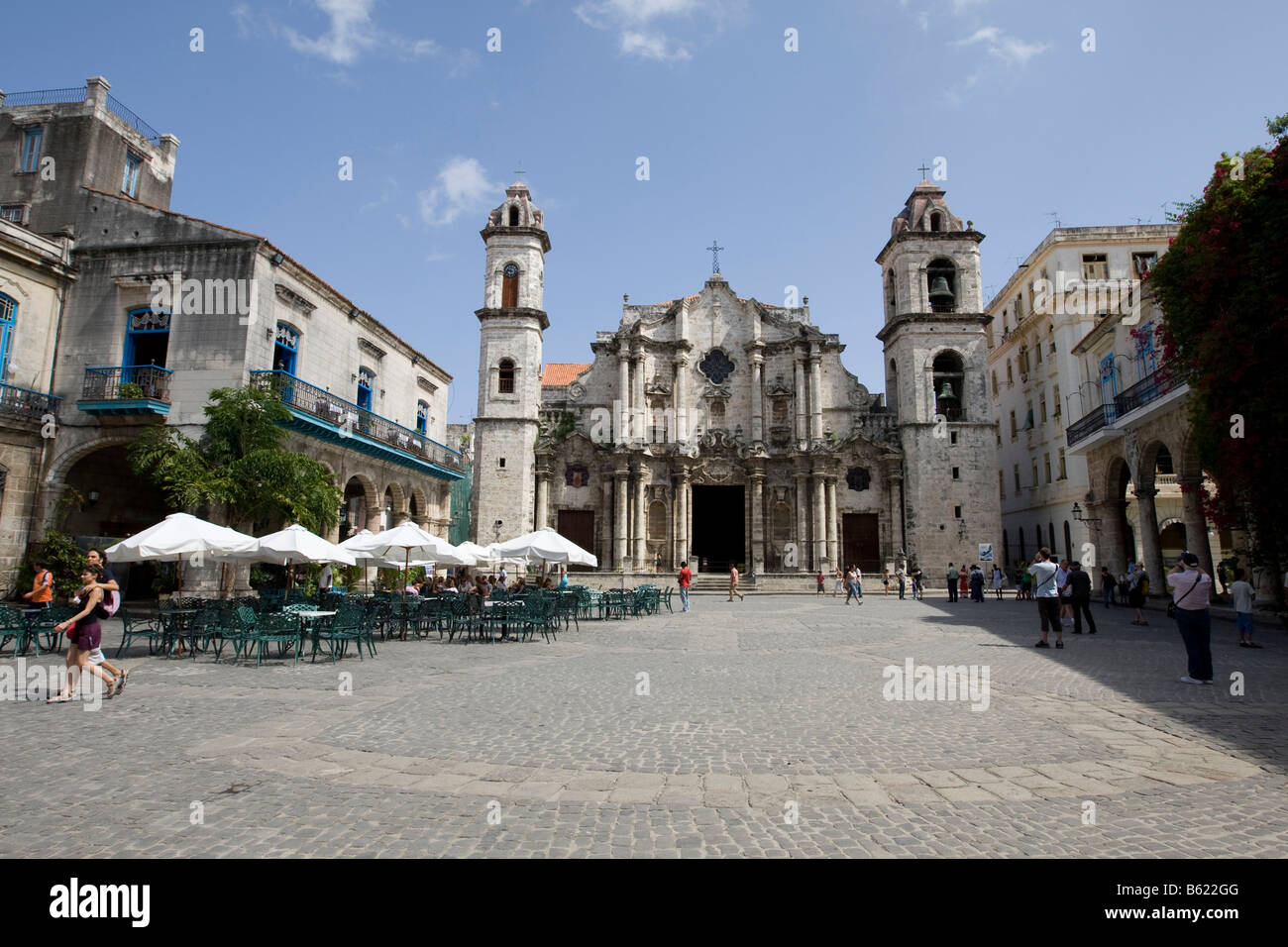 La Catedral, Cathédrale de Saint Christophe de La Havane, Cuba, Caraïbes Banque D'Images
