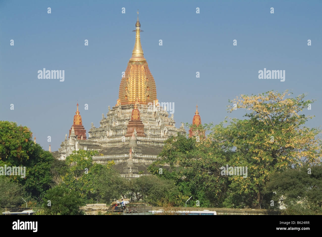 Temple Ananda, Myanmar Banque D'Images
