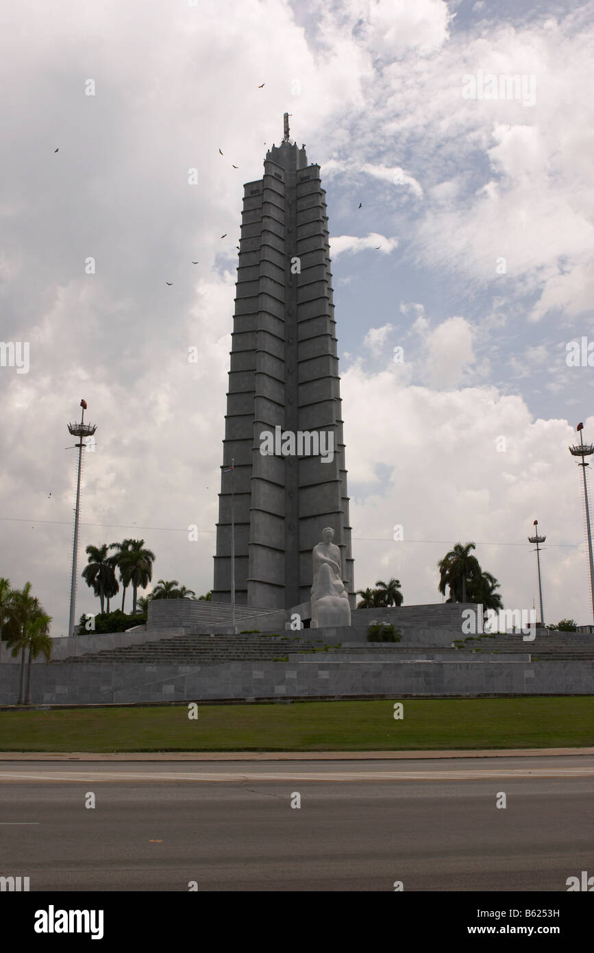 Jose Marti Memorial, Plaza de la Revolucion, La Havane, Cuba Banque D'Images