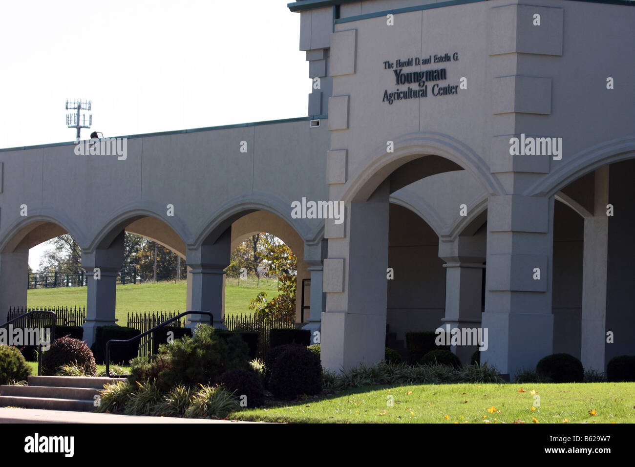 La Harold D et G Estella Youngman Agricultural Centre immeuble sur le campus du Collège de l'Ozarks Branson Missouri Banque D'Images