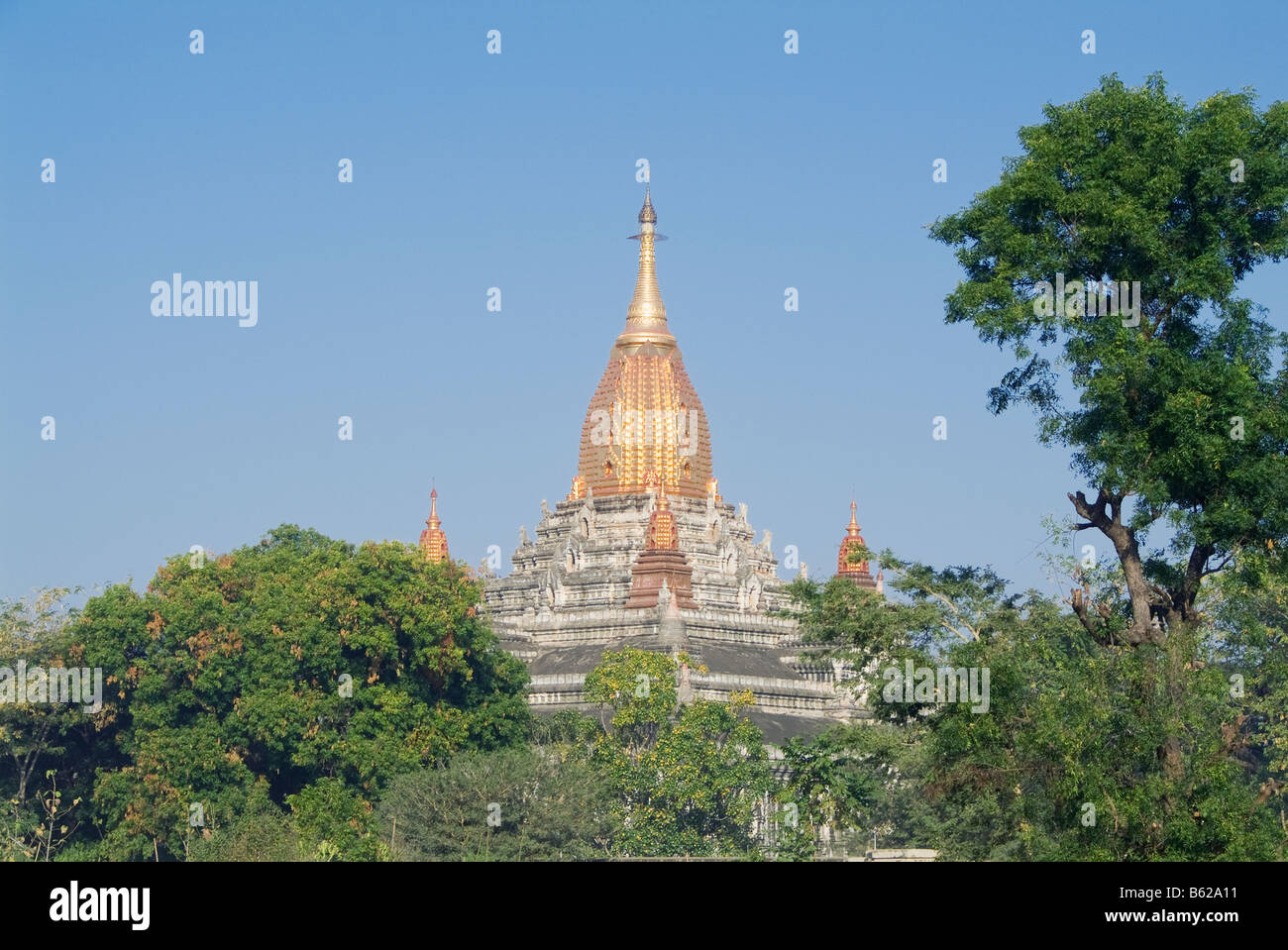 Temple Ananda, Myanmar Banque D'Images