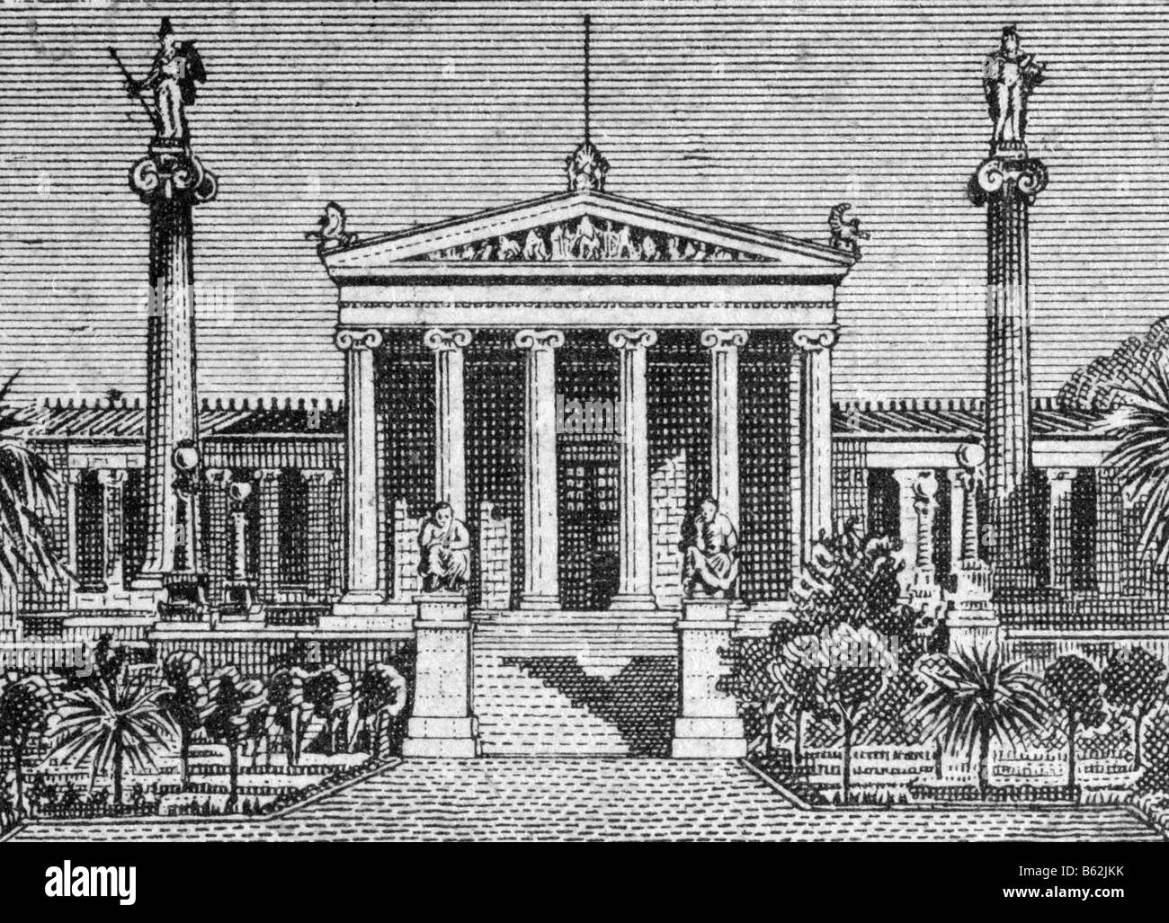 Académie d'Athènes Banque D'Images